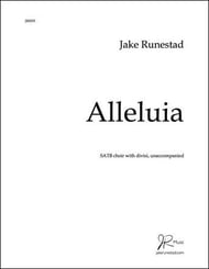 cover Alleluia SATB choral sheet music cover